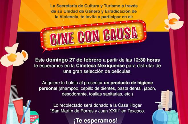 La Cineteca Mexiquense retomará a partir del próximo domingo 27 de febrero su iniciativa