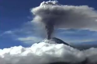 Captan OVNIS saliendo del Popocatépetl