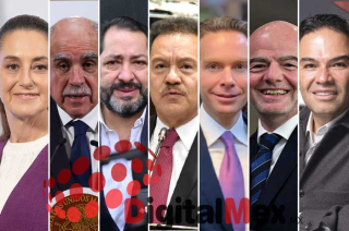 Claudia Sheinbaum, Pablo Gómez, Paco Vázquez, Ignacio Mier, Manuel Velasco, Gianni Infantino, Enrique Vargas