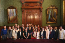 Delfina Gómez reiteró su compromiso de trabajar con el Gobierno de México para garantizar el derecho a la salud