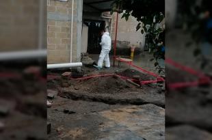 El hallazgo se realizó sobre la calle Benito Juárez, en la delegación de San Andrés Ocotlán.