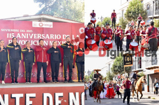 Omar Sánchez encabezó las actividades cívicas en Calimaya