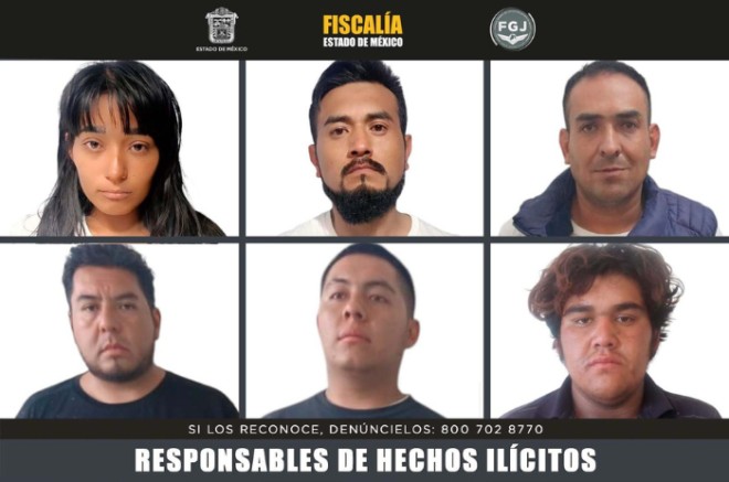 Individuos sentenciados por su participación en robos con violencia en distintos municipios del Estado de México