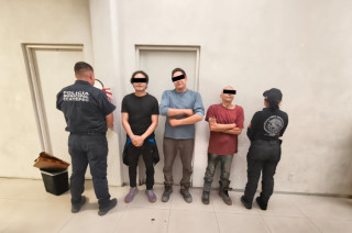 Los tres detenidos fueron presentados ante el Ministerio Público de Ecatepec.