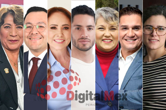 Delfina Gómez, Daniel Sibaja, Cristina Ruiz, Pepe Couttolenc, Luz Ma Hernández, Luis Montaño, Luisa María Alcalde