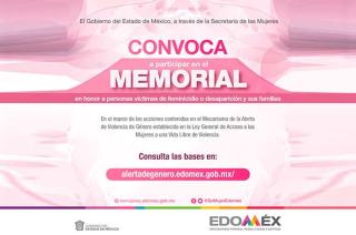 La convocatoria está abierta a familiares de víctimas, Asociaciones Civiles y colectivas del Edoméx