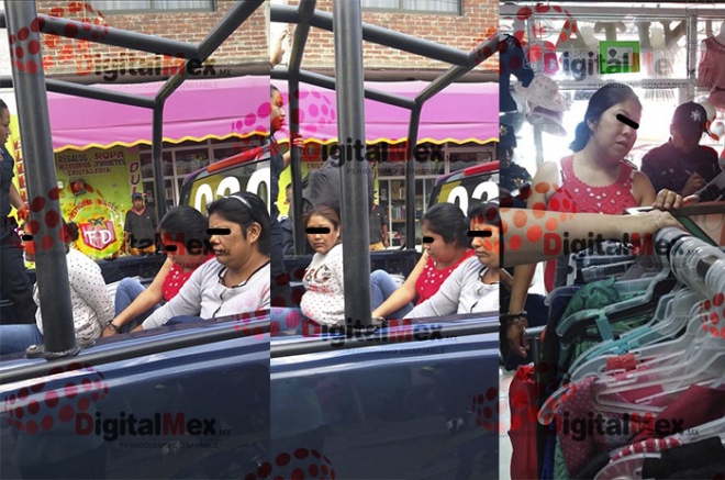 #Video: "¡Rateras, pónganse a trabajar!", gritan a farderas en Xonacatlán