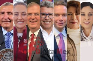Adán Augusto, Claudia Sheinbaum, Marcelo Ebrard, Ricardo Monreal, Manuel Velasco, Delfina Gómez, Sue Ellen Bernal