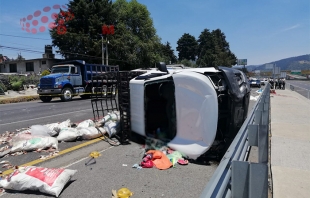 Fallece mujer en volcadura en la #Lerma-La Marquesa