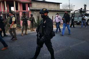 Efectivos de la Marina, SEDENA, Guardia Nacional, policía estatal y la Fiscalía de Justicia