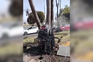 La conductora fue trasladada a un hospital en Toluca.