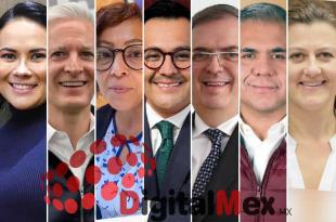 Alejandra del Moral, Alfredo del Mazo, Ana Laura Curiel, Daniel Sibaja, Marcelo Ebrard, Fernando Vilchis, Mónica Álvarez