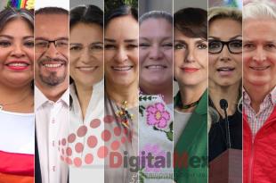 Anais Miriam Burgos, Omar Ortega, Paola Jiménez, Isabel Sánchez Holguín, Miriam Escalona, Patricia Mercado, Alejandra Lagunes, Alfredo del Mazo 