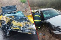 Los hechos ocurrieron a la altura del paraje mejor conocido como Laguna Seca