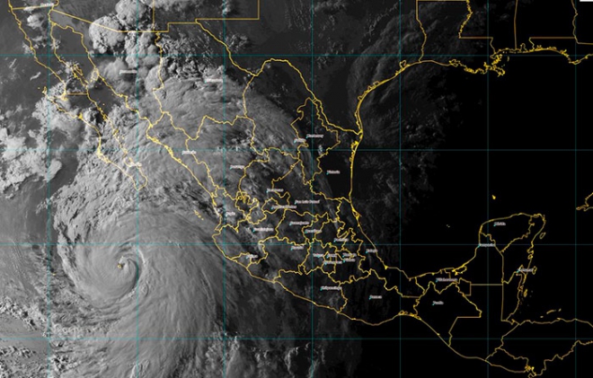 Huracán “John” provocará tormentas fuertes en el norte del país