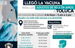 Para agilizar el proceso de vacunación se recomienda llevar impreso el formato generado al registrarse en el portal