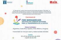 Foro iberoamericano: “Archivos: una condición necesaria para la transparencia de la justicia”