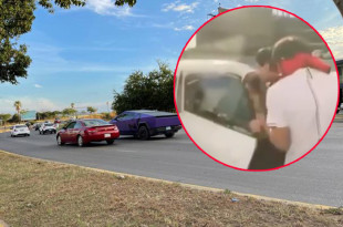 La influencer fue interceptada por hombres armados en el sector Isla Musala.