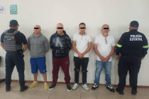 Jesús “N”, Alberto “N”, Brando “N” y Juan “N”, fueron trasladados a la Fiscalía Especializada en Homicidios.