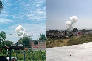 Una explosión en un polvorín de Los Reyes San Salvador movilizó a bomberos y Protección Civil; hasta el momento no se reportan personas lesionadas.