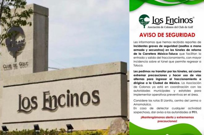 Advierten de asaltos y secuestros en la México-Toluca