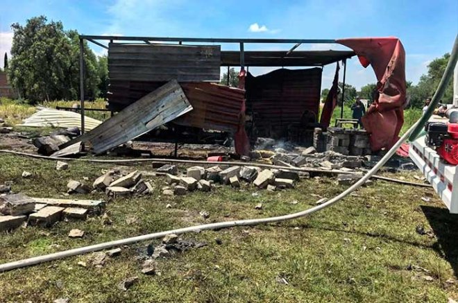 Video: Explota polvorín y provoca incendio en Zumpango