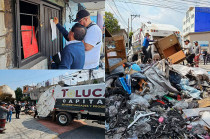 La limpieza se realizó con apoyo de la Policía Municipal y concluyó con el retiro voluntario del residente.