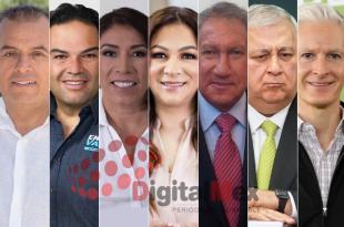 Ariel Juárez, Enrique Vargas, María Luisa Mondragón, Myrna García, Arturo Montiel, Emilio Chuayffet, Alfredo del Mazo