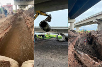 Se construyeron 172 metros de canal a cielo abierto que conectan el cárcamo rústico con los canales San Carlos y San Isidro