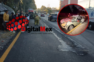 Zona donde se registró la carambola que dejó una mujer sin vida y afectaciones viales