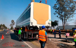 Llega nuevo vagón para el Tren Interurbano México-Toluca