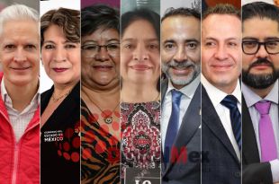 Alfredo Del Mazo, Delfina Gómez, Hilda Salazar, Nohemí Pineda, Fernando Flores, Eruviel Ávila, Andrés Andrade