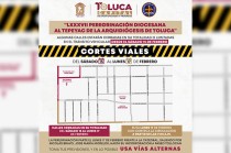 Autoridades llaman a tomar precauciones ante cierres y desvíos.