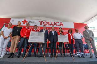 Inaugura dos quirófanos y aula magna delegación Toluca de la Cruz Roja Mexicana