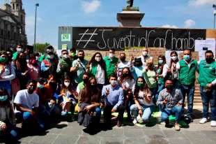 Presentaron la iniciativa #JóvenesConChamba que realizaron en la Plaza de los Mártires, en Toluca