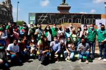 Presentaron la iniciativa #JóvenesConChamba que realizaron en la Plaza de los Mártires, en Toluca