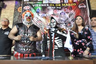 Los amantes del pancracio tendrán la oportunidad de verlo en la capital mexiquense junto a Pshyco Clown.