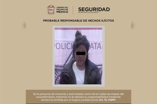 Vanessa “N” de 28 años, intentó sustraer mercancía, con un valor superior a los dos mil 300 pesos.