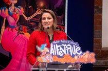Rocío Pegueros, presidenta honoraria del DIF Toluca, informó los resultados de la primera Cabalgata con Causa y las actividades próximas del organismo.