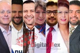 Eric Sevilla, Anuar Azar, Agustín Barrera, Delfina Gómez, Pedro Zenteno, Mariela Gutiérrez, Cristian Campuzano