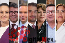 Claudia Sheinbaum, Ricardo Monreal, Manuel Velasco, Juan Manuel Martínez, Delfina Gómez, Miguel Ángel Ramírez, Nancy Valdez