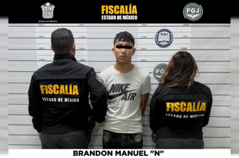 Joven de 21 años detenido en Ecatepec por su probable participación en el delito de daño en los bienes doloso