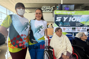 Participantes de Toluca se preparan para apoyar a adultos mayores en la carrera “Corre por una vejez feliz”