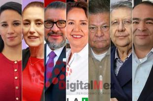 Michelle Núñez , Claudia Sheinbaum, Horacio Duarte, Maricela Serrano, Axell García, Jesús Román, Luis Gilberto Limón.