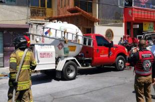El accidente se registró en la calle Allende, frente a un establecimiento de comida