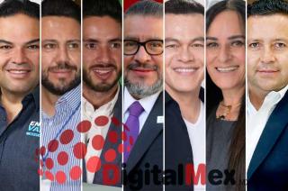 Enrique Vargas, Anuar Azar, José Couttolenc, Horacio Duarte, Juan Zapeda, Isabel Sánchez, Gerardo Monroy Serrano