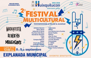 Convoca Huixquilucan a Segundo Festival Multicultural