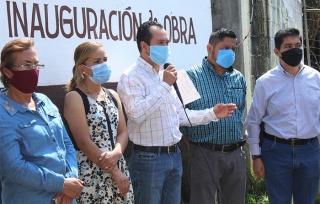 Continúan trabajos en #Tejupilco; inauguran obra de pavimentación y drenaje