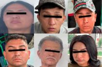 Las siete personas quedaron a disposición del Ministerio Público para definir su situación jurídica