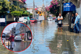 #Video: Vecinos de #Nezahualcóyotl piden apoyo por inundaciones tras fuertes lluvias
